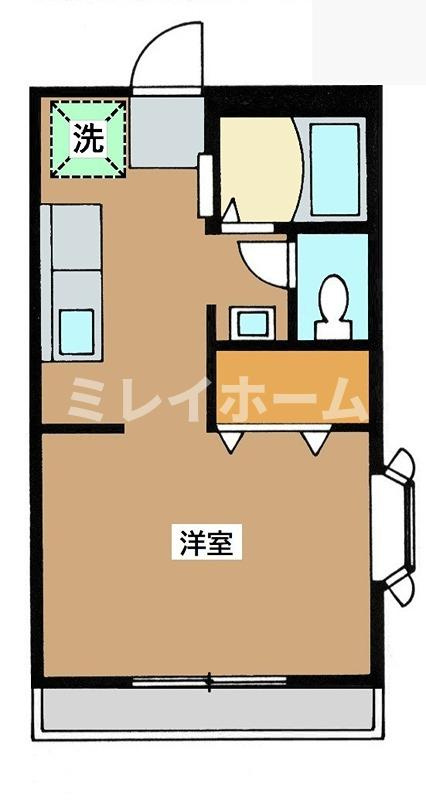 北嶺ハイツの間取り