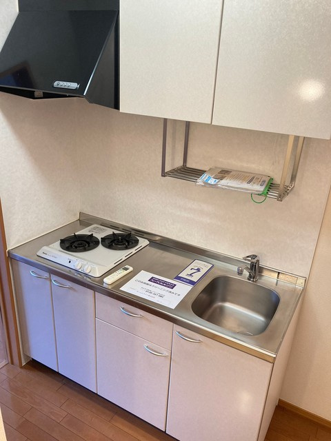 カルム茶屋坂（ＷＥＳＴ棟）のキッチン|★ガス２口システムキッチン★