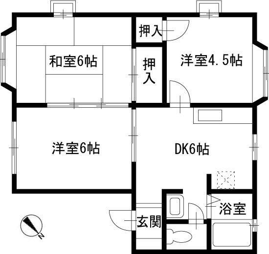 座間市ひばりが丘３丁目のアパート