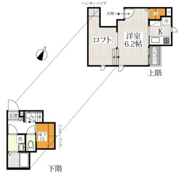 CB川越ジュアンの間取り