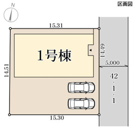 リーブルガーデン加古川市新神野6期の区画図