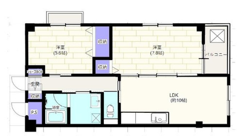 MAISONAKASHIの間取り