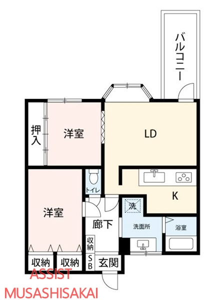 ＦＬＥＵＲ　ＭＡＩＳＯＮ　ＴＡＭＵＲＡ（フルーレメゾンタムラ）の間取り|お電話でお問合わせ頂けますと、よりスムーズにご対応出来ます♪