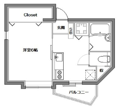 ソニア光風Ⅱの間取り