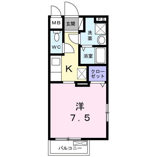 アヴニールの間取り