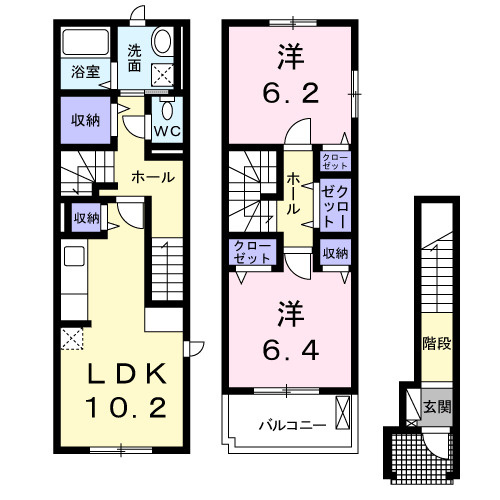 ヴェラルーナ長岡京の間取り
