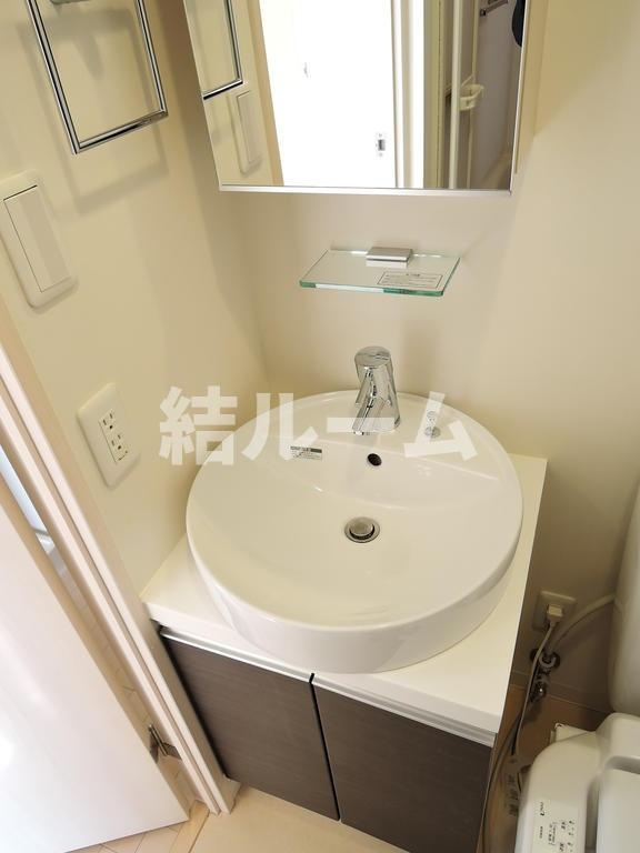 板橋区南常盤台１丁目の賃貸マンションの洗面所