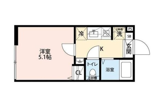 グランクオール中村橋の間取り