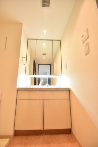 大阪市都島区東野田町１丁目の賃貸マンションの洗面所