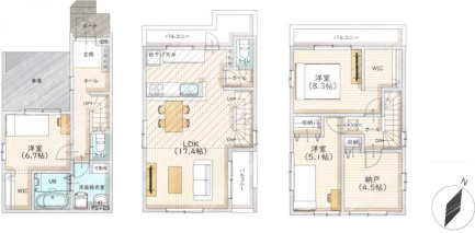 さいたま市大宮区北袋町　9期　新築一戸建て　LIGARE　01　