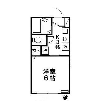 ハイムおもだかの間取り