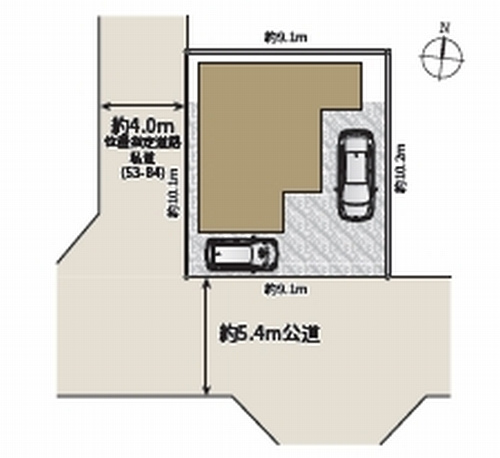 【区画図】 | 【仲介手数料０円】相模原市中央区上矢部4丁目　新築一戸建て | 相模原市中央区上矢部4丁目　新築一戸建て