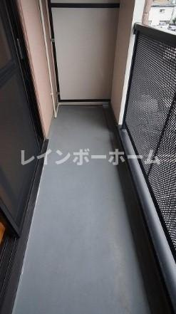 仲介手数料（賃料の1.10ヵ月）の50％OFF対象物件！のバルコニー|広々としたバルコニーです
