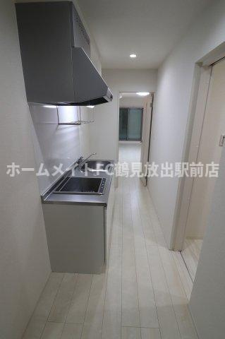 東大阪市森河内西１丁目のアパートの玄関