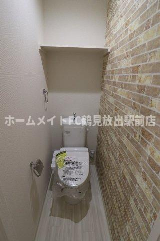 東大阪市森河内西１丁目のアパートのトイレ