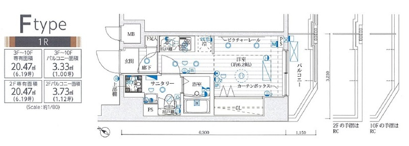 豊島区南大塚１丁目の賃貸マンションの間取り