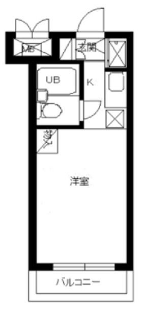 スカイコート蒲田第2の間取り|間取り　