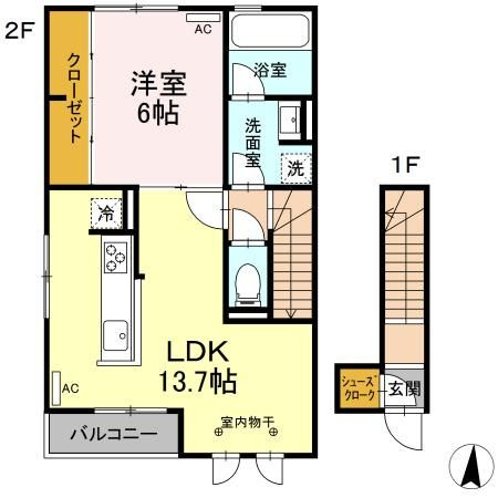 ルシエルの間取り