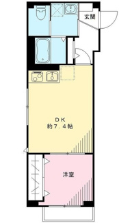 【間取り】 | フォルトゥーナ千駄木 | 間取りです。