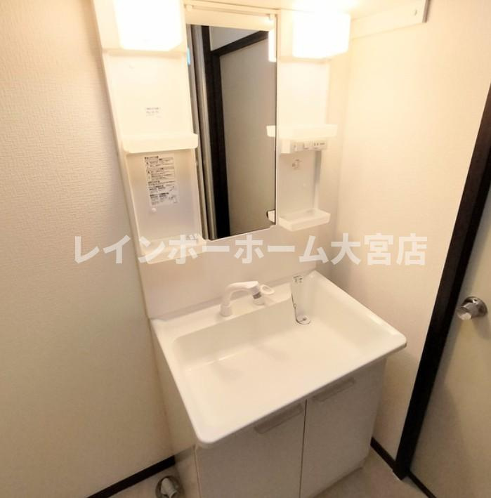 ロックヒルズA棟の独立洗面台