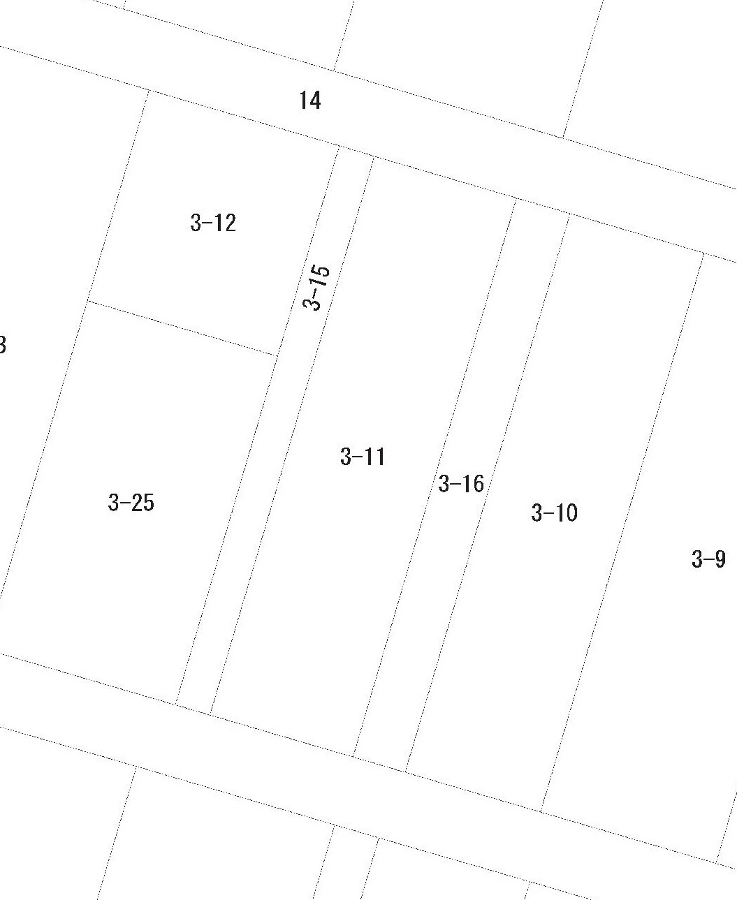 高島市新旭町旭2丁目240坪アパート用地の土地図