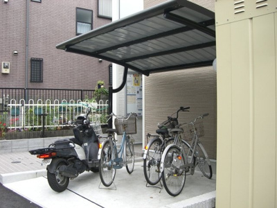 【その他】 | レオパレス野川 | 駐輪場　原付＆自転車のみ駐輪可能