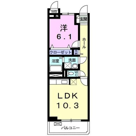 【間取り】 | アルバ　Ⅱ