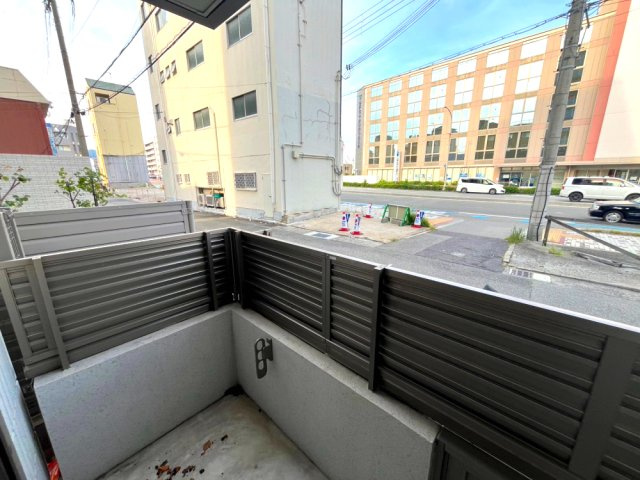 神戸市兵庫区船大工町のマンションのバルコニー|バルコニー付き
