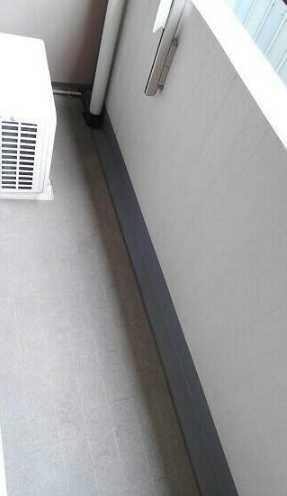ログコートⅡのバルコニー