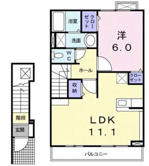 【間取り】 | プリムローズ北日吉Ⅱ