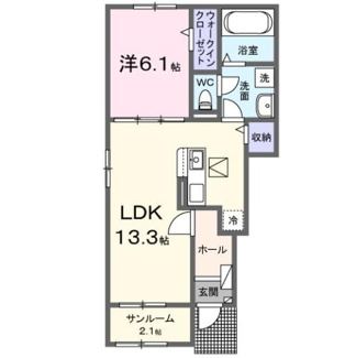 【間取り】 | ソーレ　１０Ｂ
