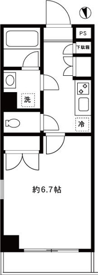 【間取り】 | ミテッツァ大森Ⅱ