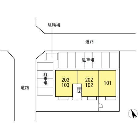 カーサフォレストの区画図
