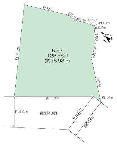 馬堀町4丁目土地の画像