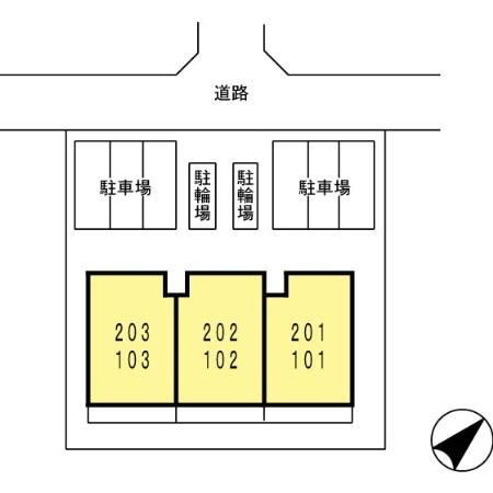 エスポワール33の区画図