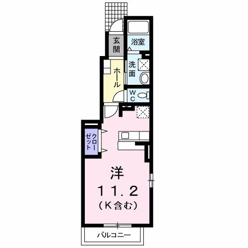 バーミィ　Ｆ．Ⅱの間取り