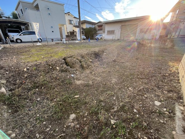 貝塚市水間　建築条件なし土地の外観