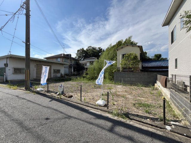 貝塚市水間　建築条件なし土地の外観