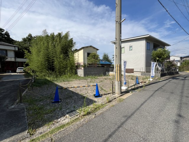 貝塚市水間　建築条件なし土地の外観