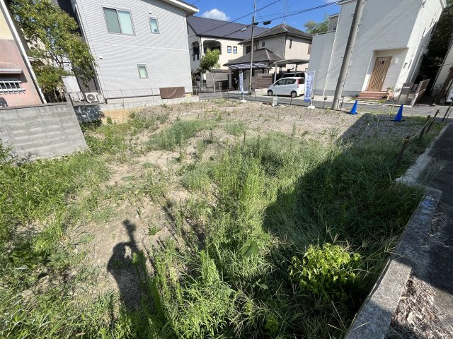 貝塚市水間　建築条件なし土地の外観