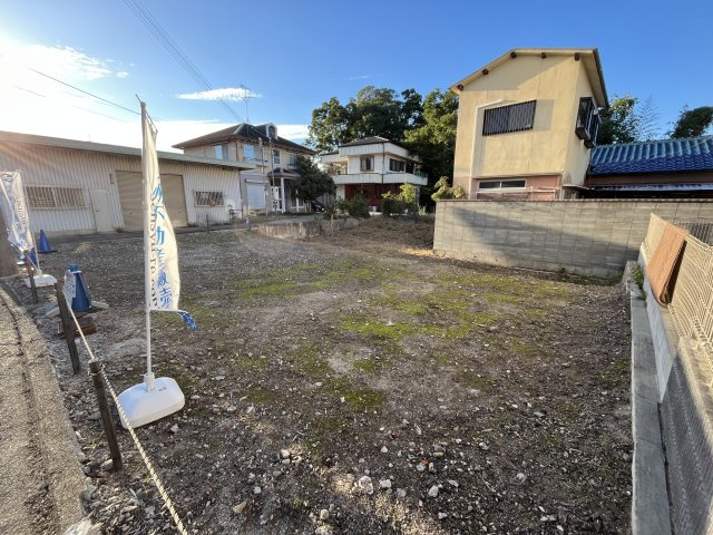 貝塚市水間　建築条件なし土地の外観