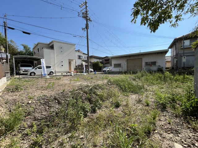 貝塚市水間　建築条件なし土地の外観