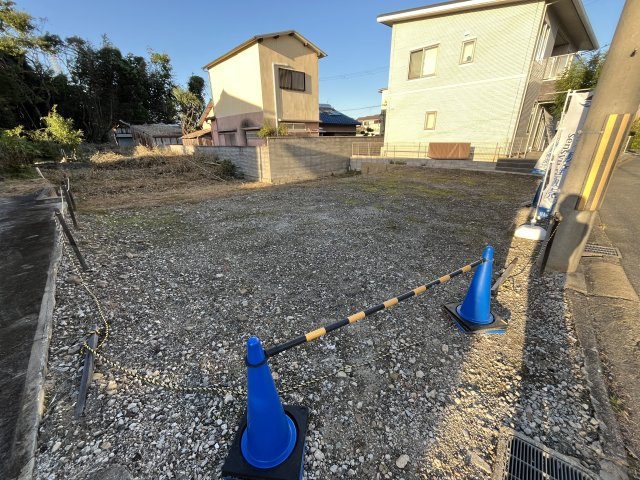 貝塚市水間　建築条件なし土地の外観