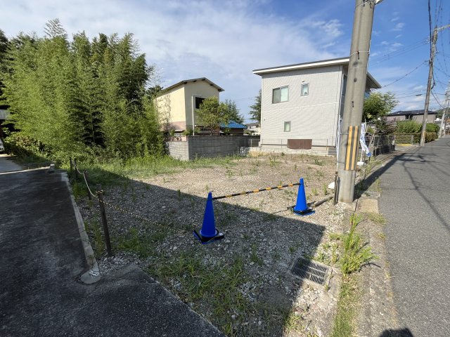 貝塚市水間　建築条件なし土地の外観