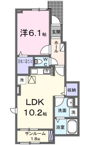 【間取り】 | ハイネストキタⅡ