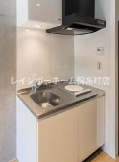 COCOFLAT北千住Southのキッチン