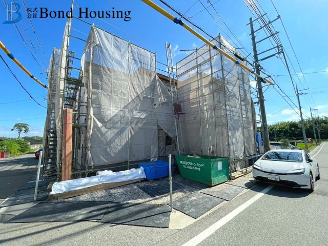 BELS取得物件　大久保町松陰山手1期　新築6区画　4号棟の前面道路含む現地写真