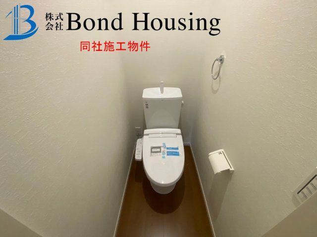 BELS取得物件　大久保町松陰山手1期　新築4区画　4号棟のトイレ
