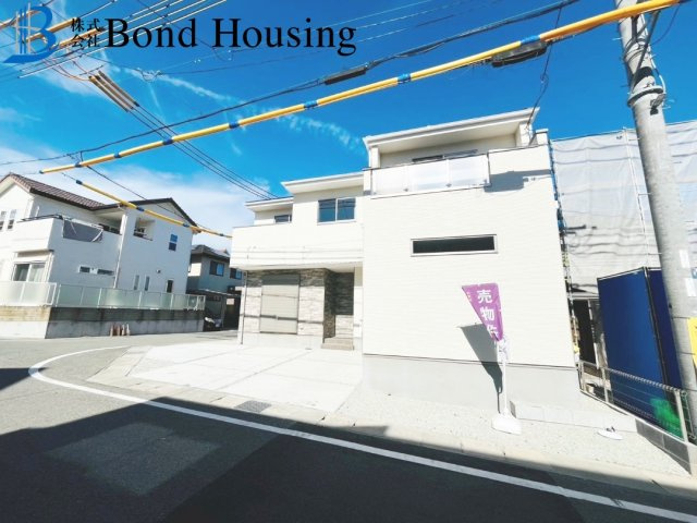 BELS取得物件　大久保町松陰山手1期　新築6区画　4号棟の前面道路含む現地写真