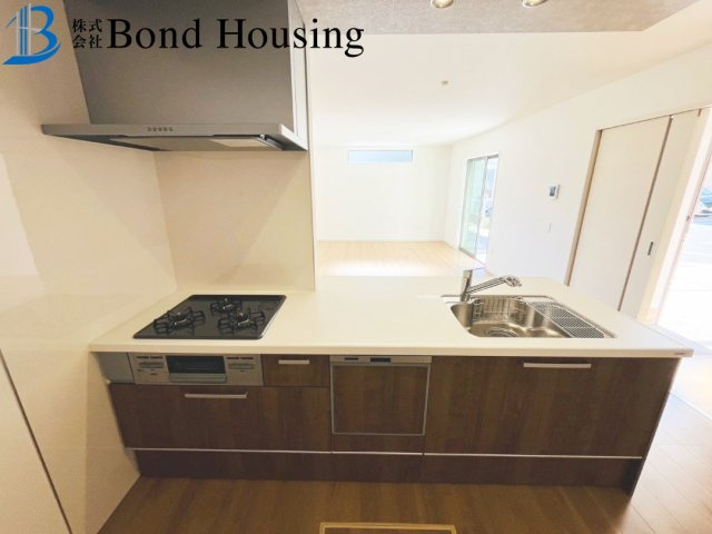 BELS取得物件　大久保町松陰山手1期　新築6区画　4号棟のキッチン